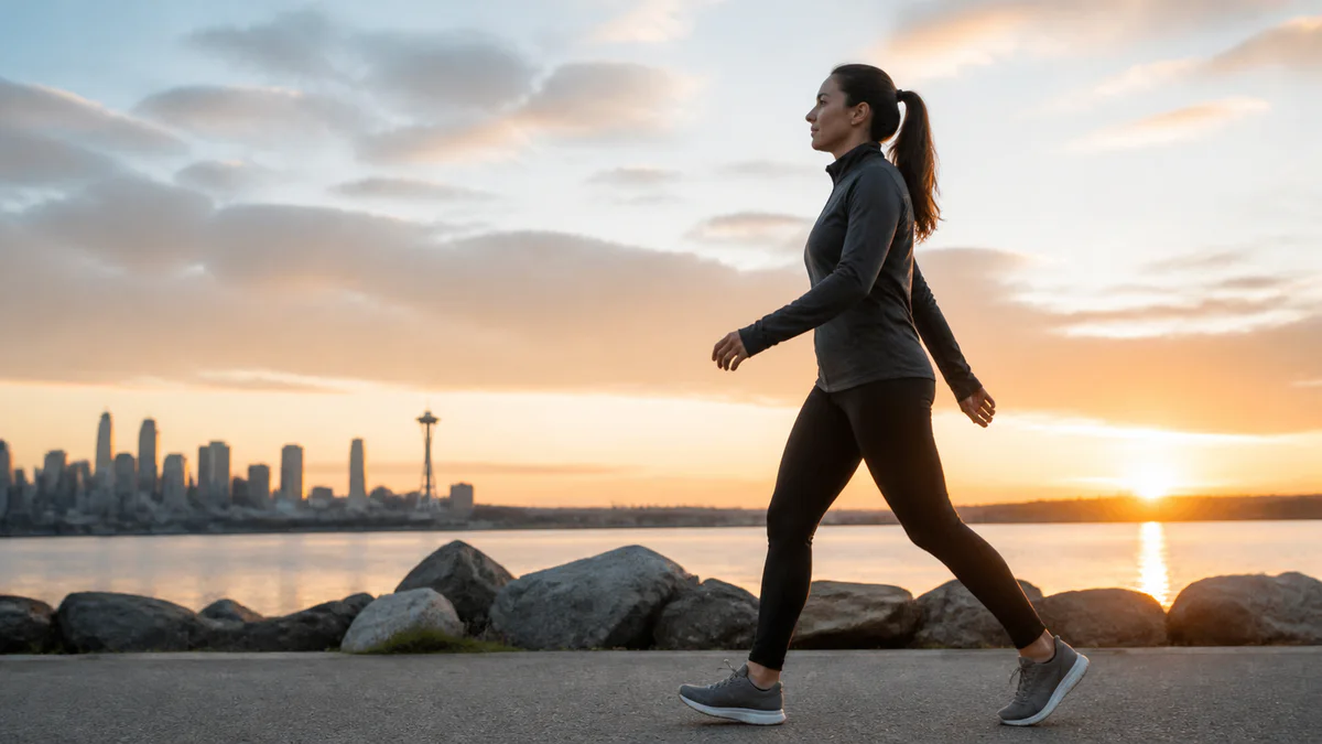 Best time to walk morning exercise for fat loss | VitalHealth Hub