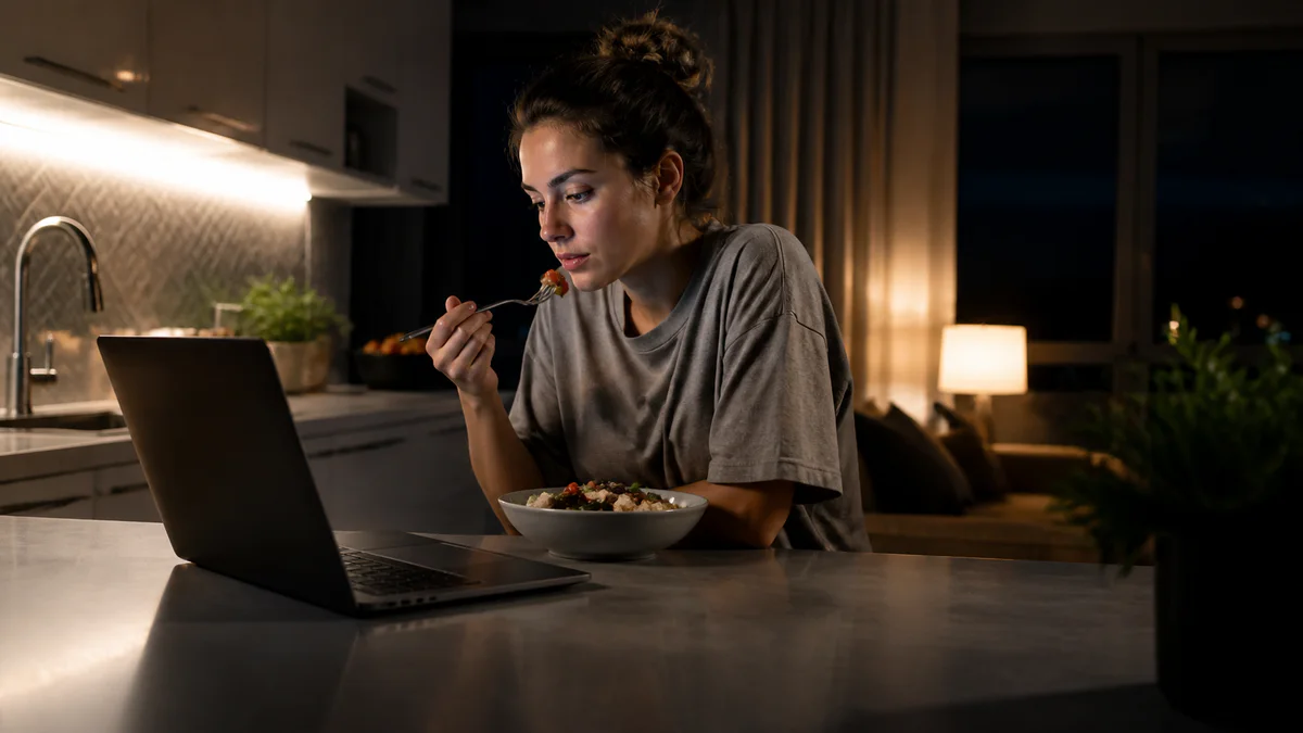 Does Eating Late at Night Cause Weight Gain? The Truth Eating late night weight gain truth | VitalHealth Hub