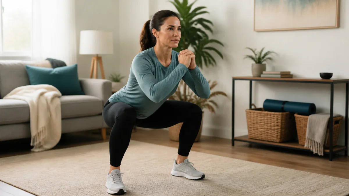 Home workout routine no equipment bodyweight | VitalHealth Hub