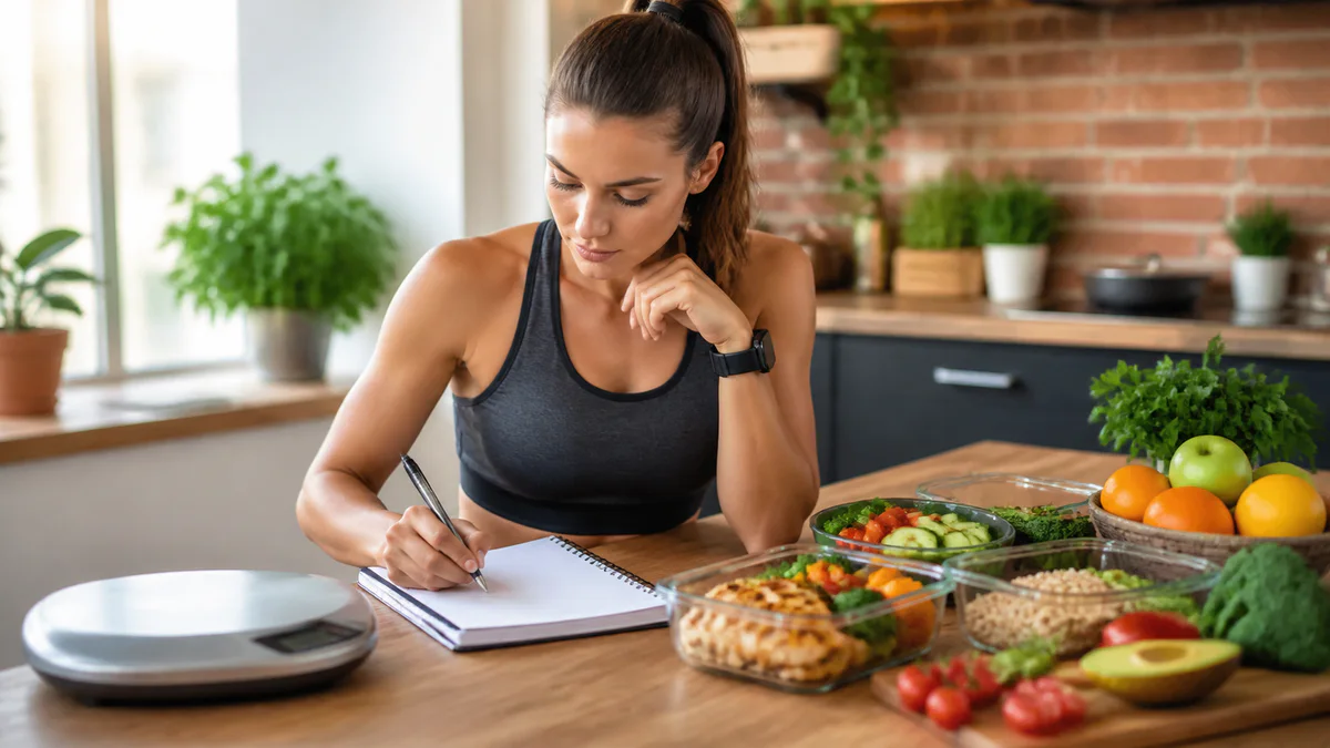 Healthy balanced meal daily calorie planning | VitalHealth Hub