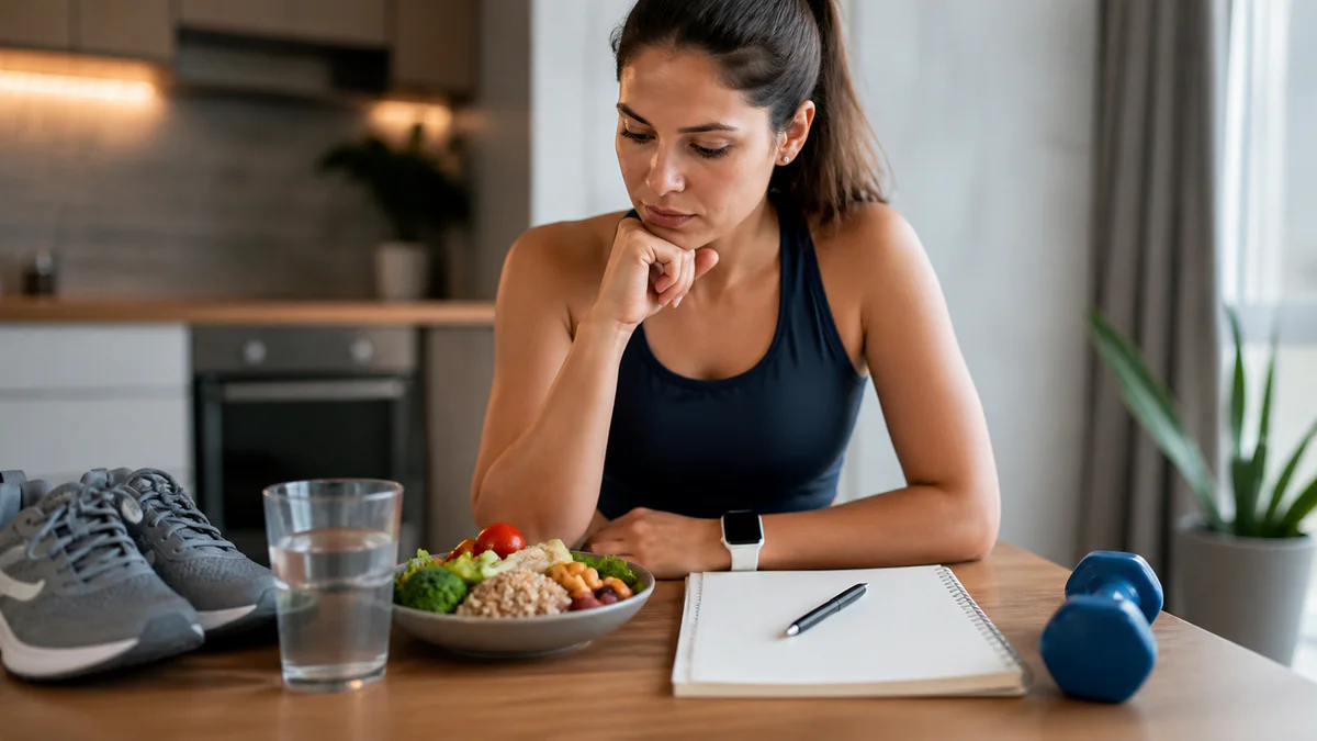 Person counting steps daily walking for weight loss | VitalHealth Hub
