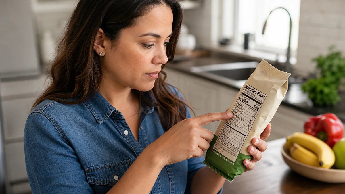 Reading nutrition labels food health | VitalHealth Hub