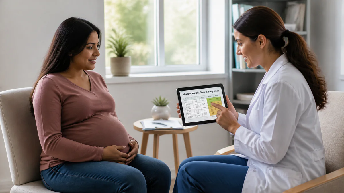 Pregnancy weight gain healthy ranges expect | VitalHealth Hub